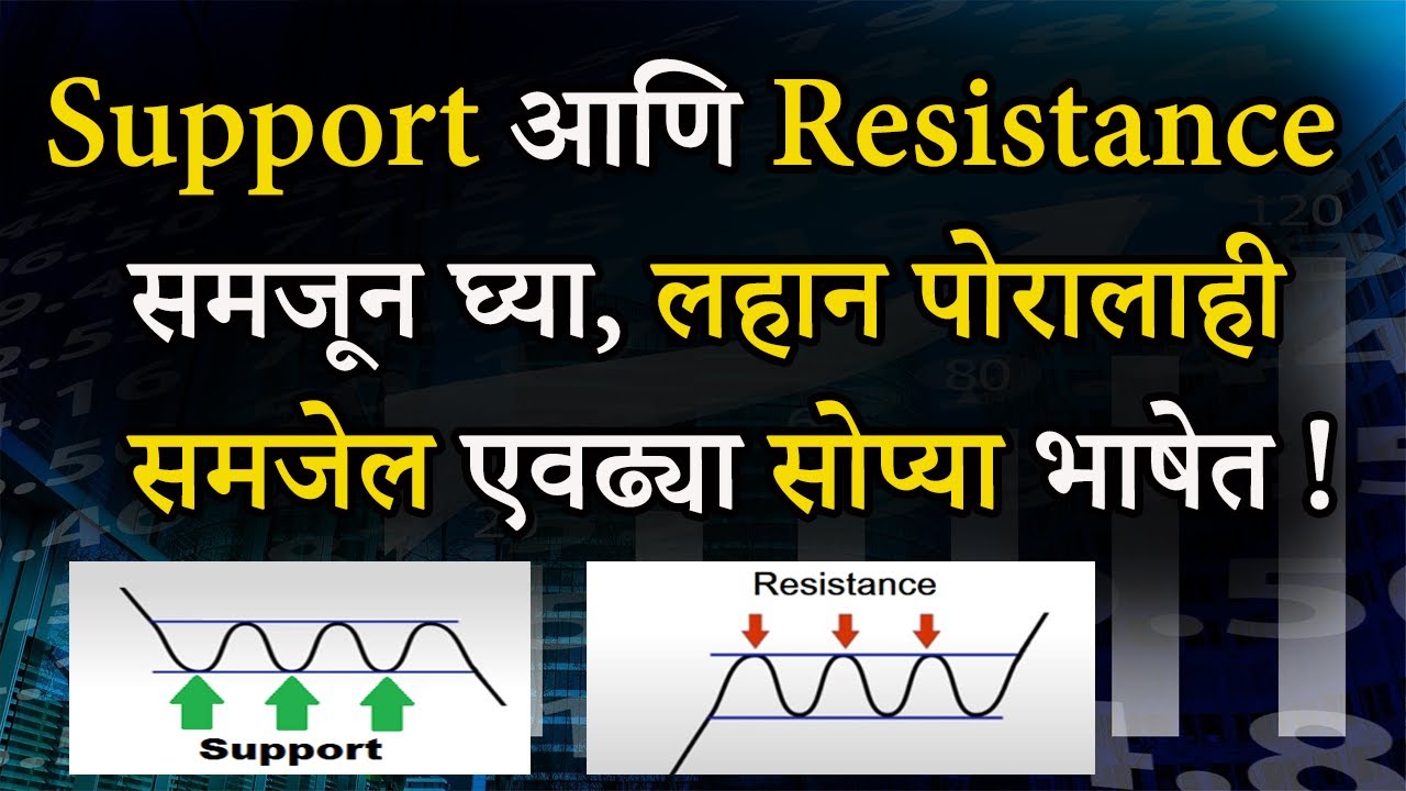Support आणि Resistance म्हणजे काय ? | What Is Support And Resistance In Sharemarket ? | Marathi