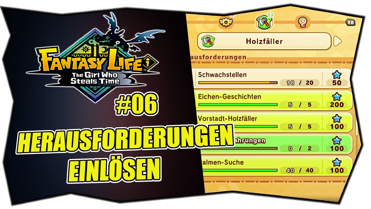 FANTASY LIFE i #6 HERAUSFORDERUNGEN EINLÖSEN ★ Berufsstufe erhöhen ★ Deutsch ★ Tipps & Tricks ★ XBOX