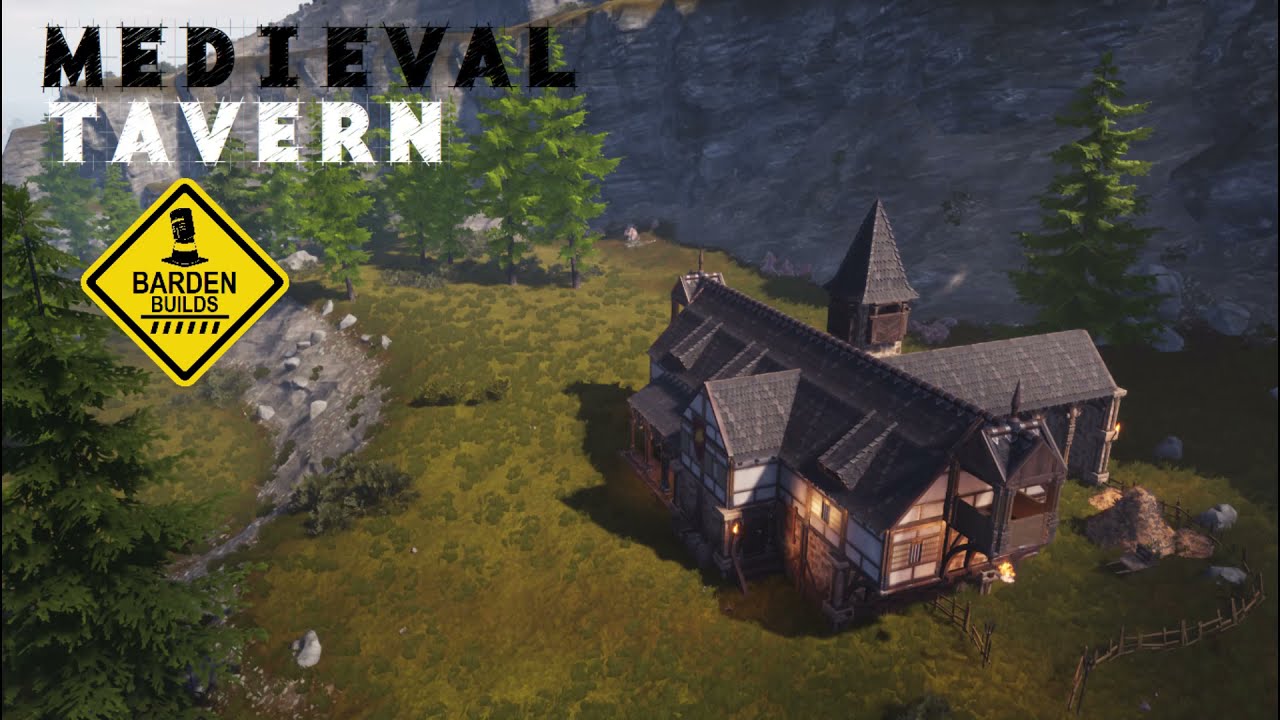 Conan Exiles: Medieval Tavern (Speed Build/ No mods)