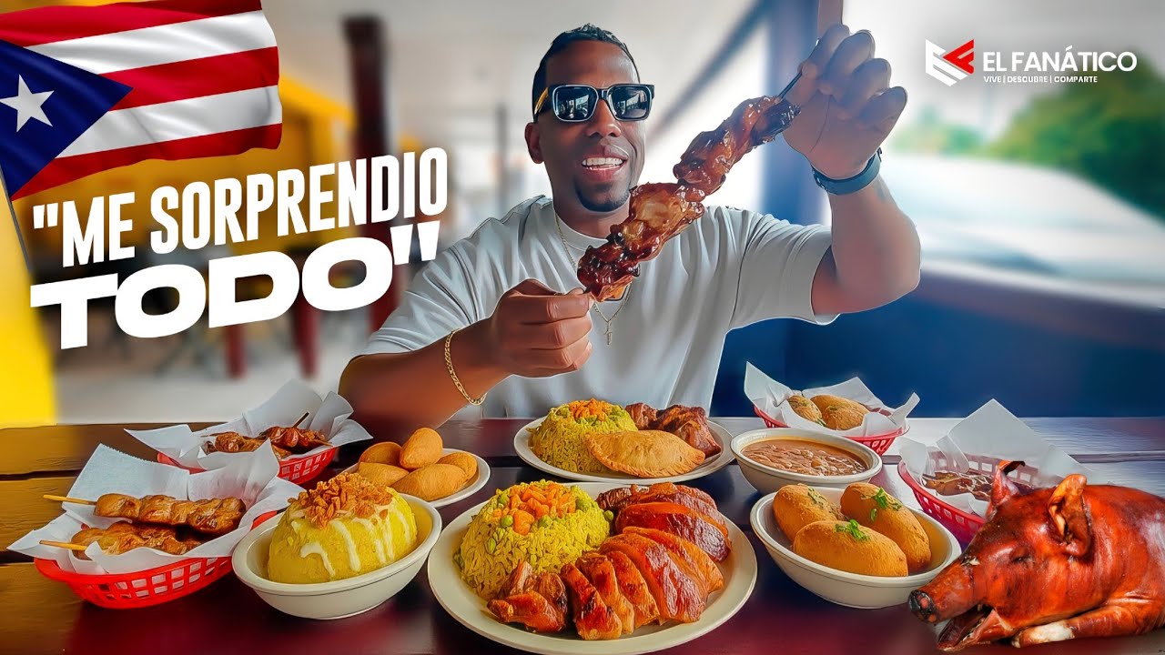 Dia 5: Probando COMIDA CALLEJERA en PUERTO RICO por primera vez!! 🇵🇷😱