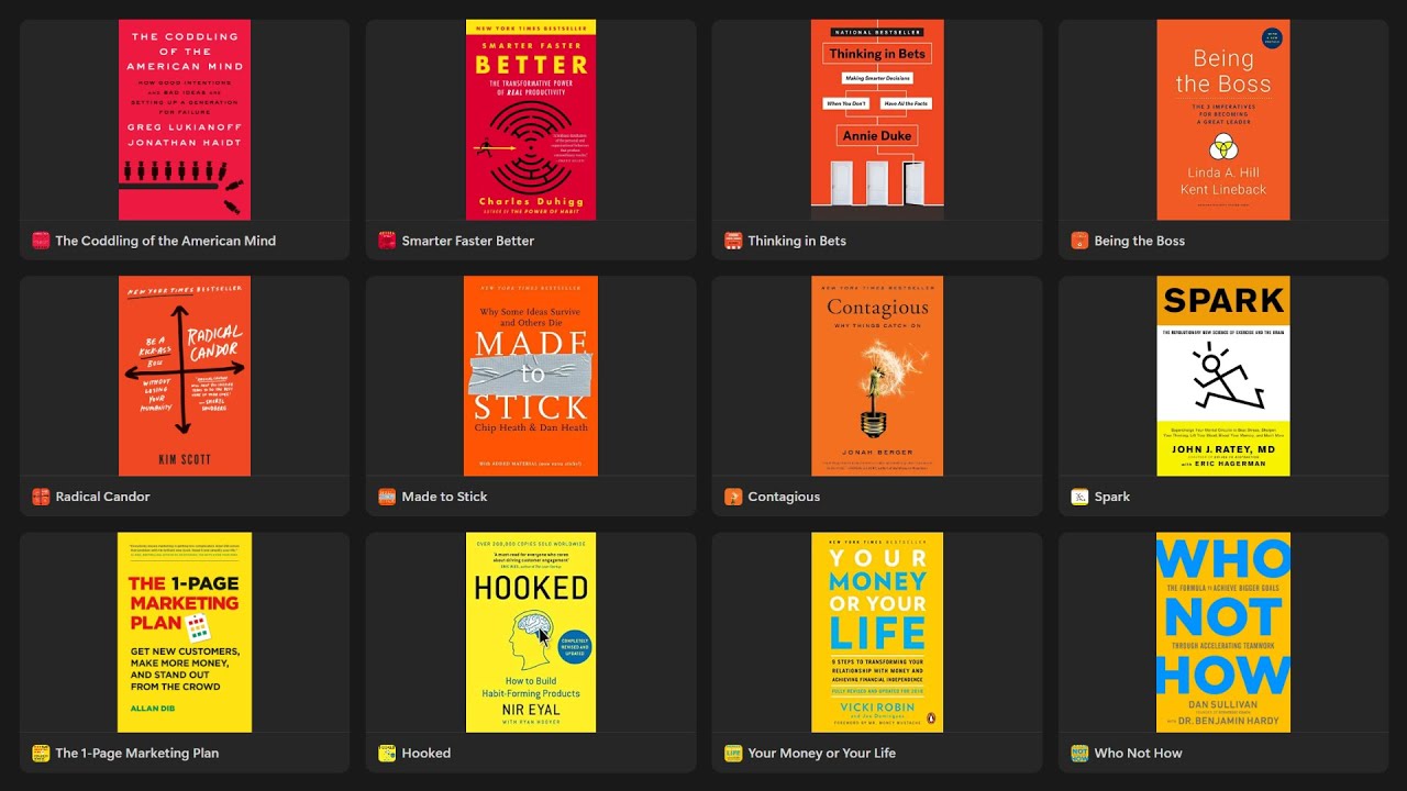 📕 How to Create a Virtual Book Library Using Notion!