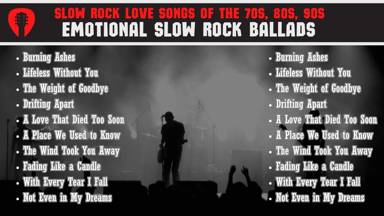 Emotional Slow Rock Ballads | Slow Rock Love Songs Of The 70s, 80s, 90s | Best Slow Rock Collection