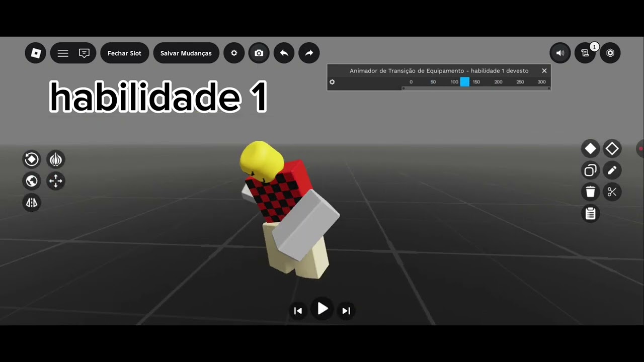 Devesto minha animação todas as habilidades (Roblox) [animation free beta]