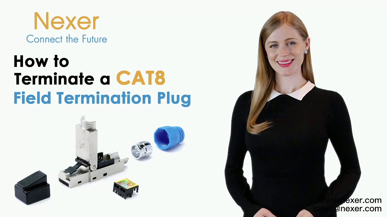 How to Terminate a Cat8 Field Termination Modular Plug? - China Manufacturer - www.nexer.com