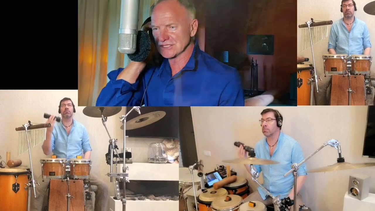 Patrick Roberts-Fragile ft. Sting, Tommy Emmanuel & me (percussion)