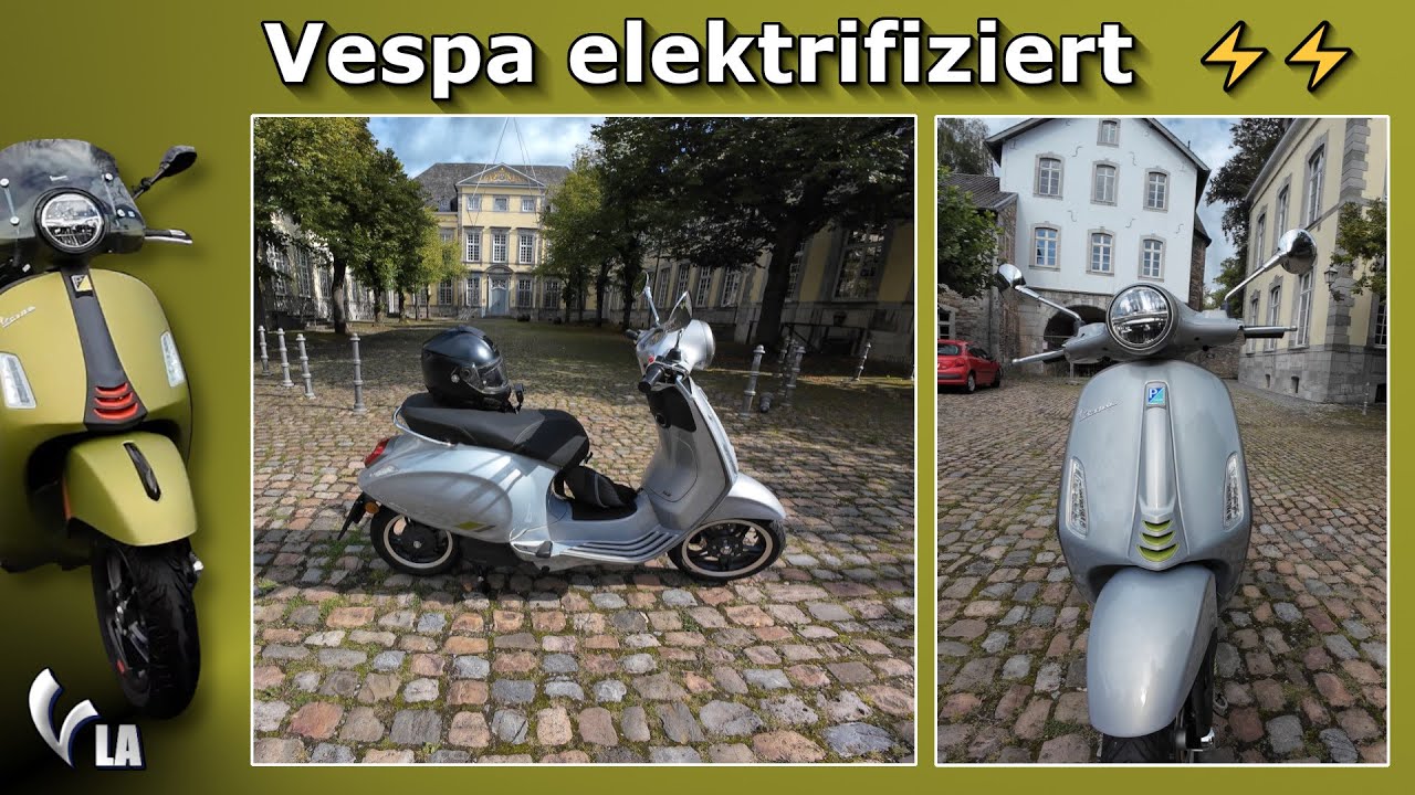 Angetestet: Vespa Elettrica Modelljahr 2024 ⚡ Ich fahre die 70 km/h Variante