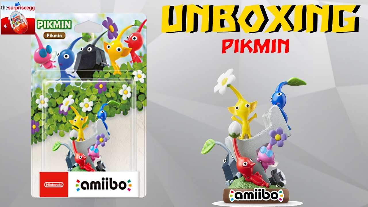 NEW UNBOXING amiibo Figure PIKMIN Nintendo 3DS Hey Pikmin