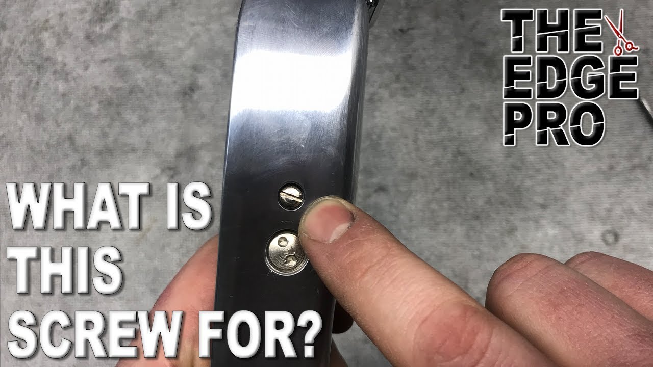 ANDIS MASTER SERIES - The Adjustment Screw