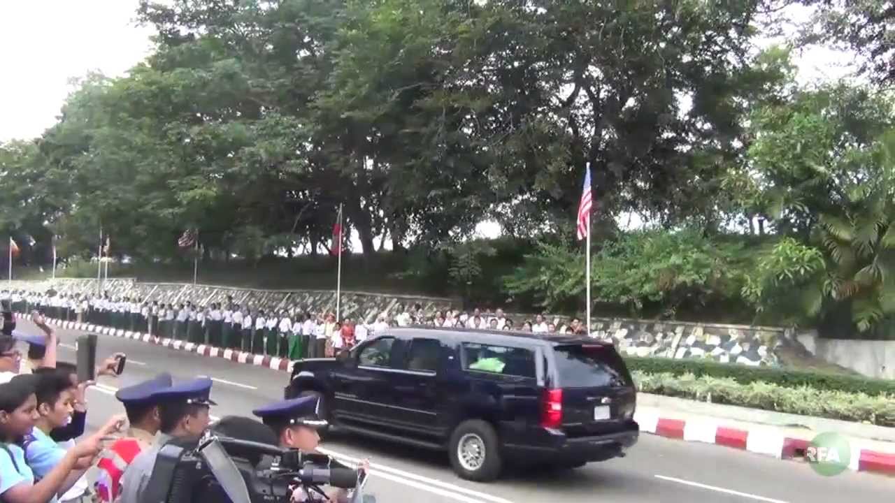 US president' Obama's  Trip to Burma
