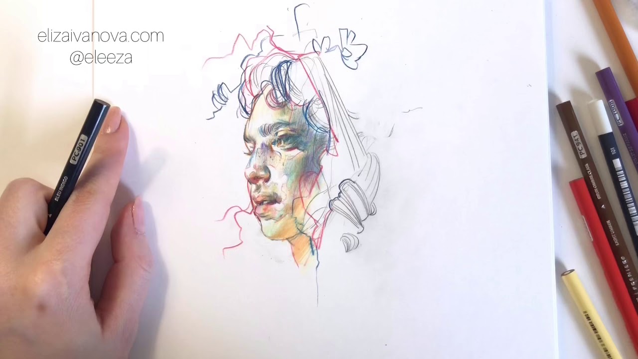 Color Pencil Process | Eliza Ivanova