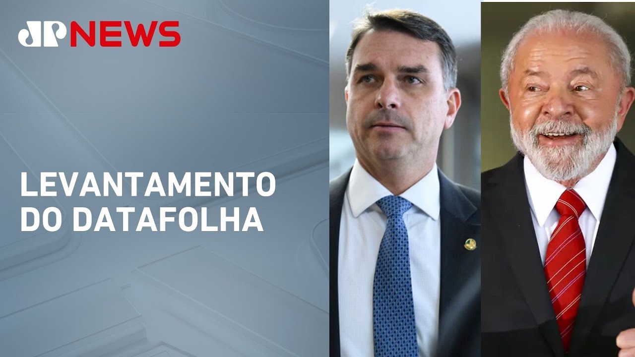 Pesquisa aponta ampla vantagem de Lula em cenário com Flávio Bolsonaro