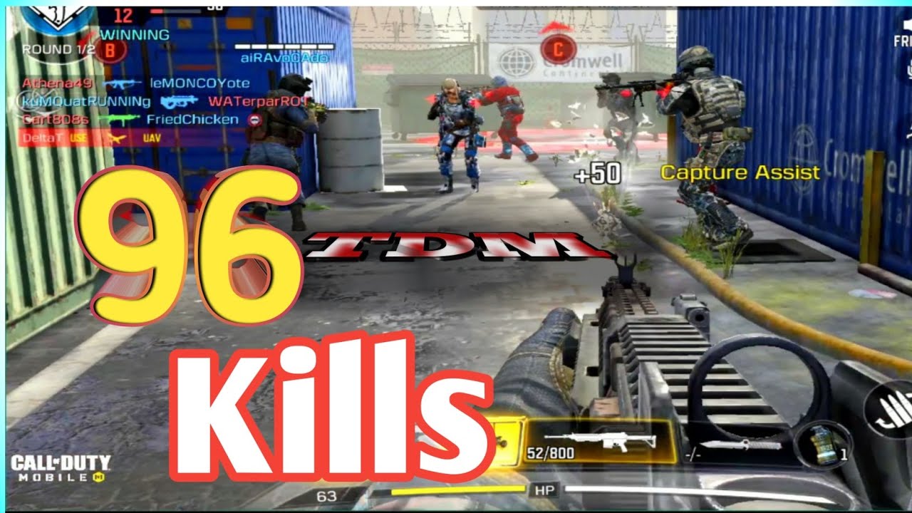 INSANE 96 KILL IN COD MOBILE  10v10 TEAM DEATH MATCH GAMEPLAY | SHIPMENT !