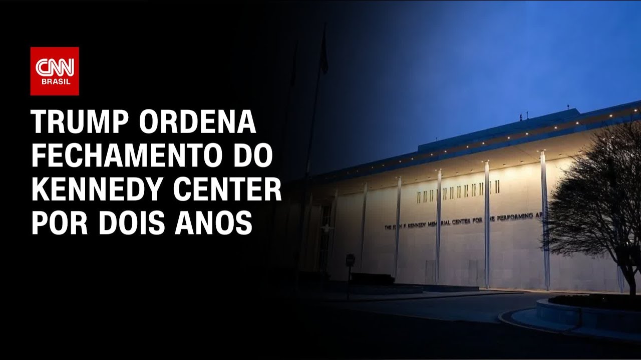 Trump anuncia fechamento do Kennedy Center por dois anos para reconstrução | LIVE CNN