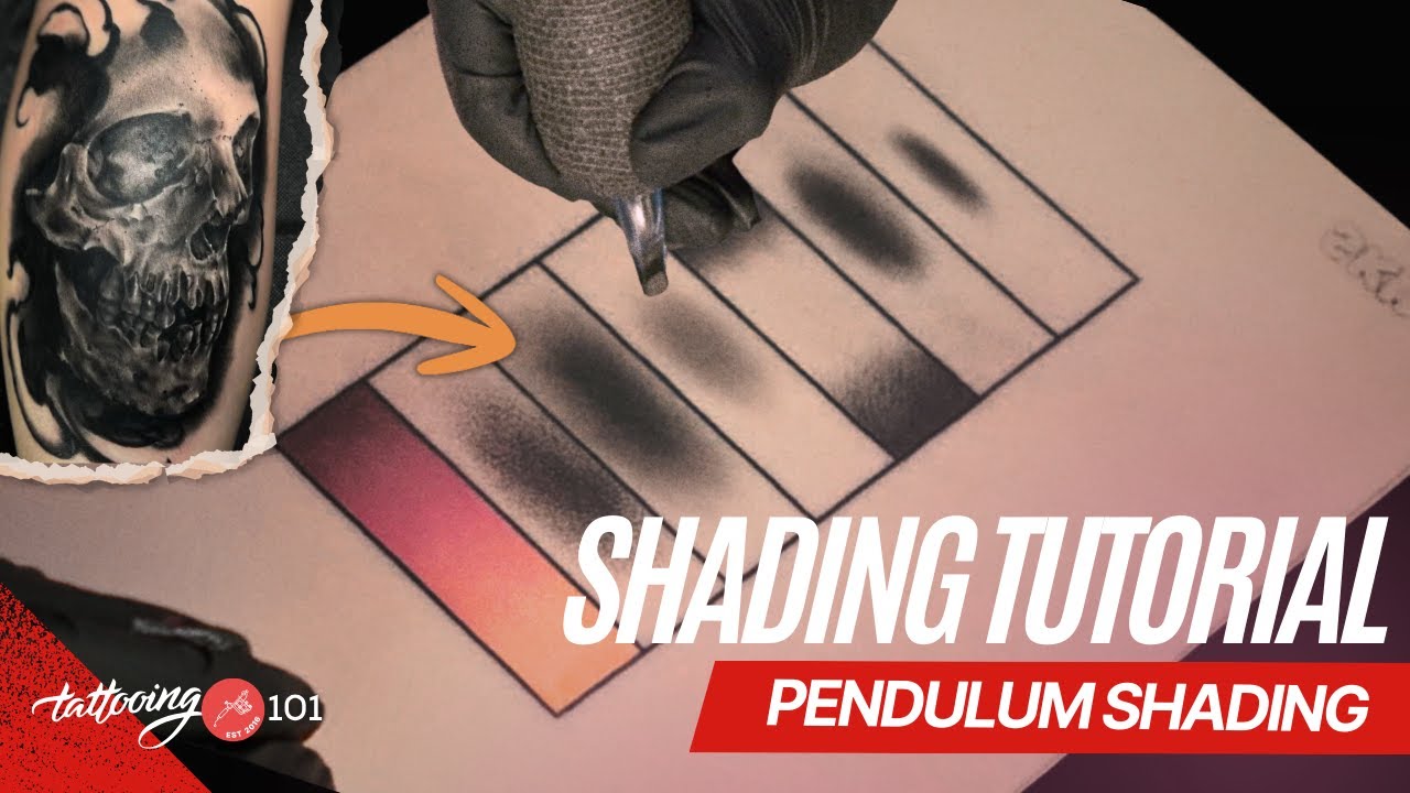 The 7 Pendulum Shading Techniques You Need 🔥 How to Tattoo - Stipple Shading, Soft & Smooth Color