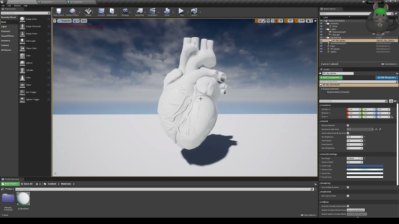 Animating a Heartbeat - UE4 Vertex Painted Material Tutorial