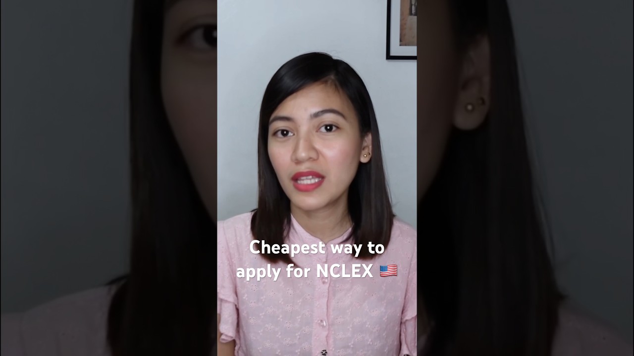 cheapest way to apply for NCLEX - 🇺🇸 | Part 2: DIY - checkout my channel for full video #eb3 #usrn