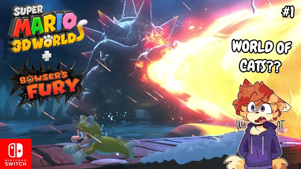 Super Mario 3D World: Bowser's Fury aka A WORLD OF CATS - Intro + First Giga Bell Encounter (Part 1)