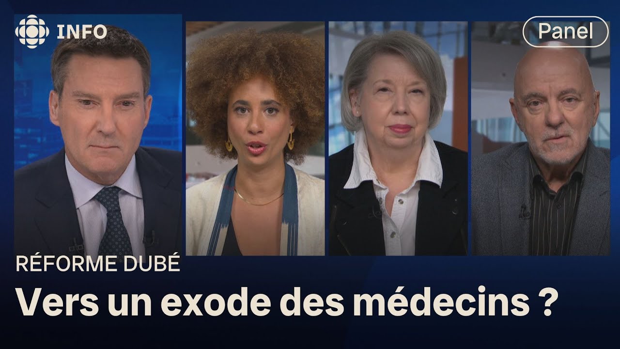 Doit-on craindre un exode des médecins au Québec avec la réforme en santé de Christian Dubé?