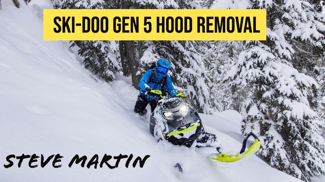 Снятие капота Ski-Doo Gen 5