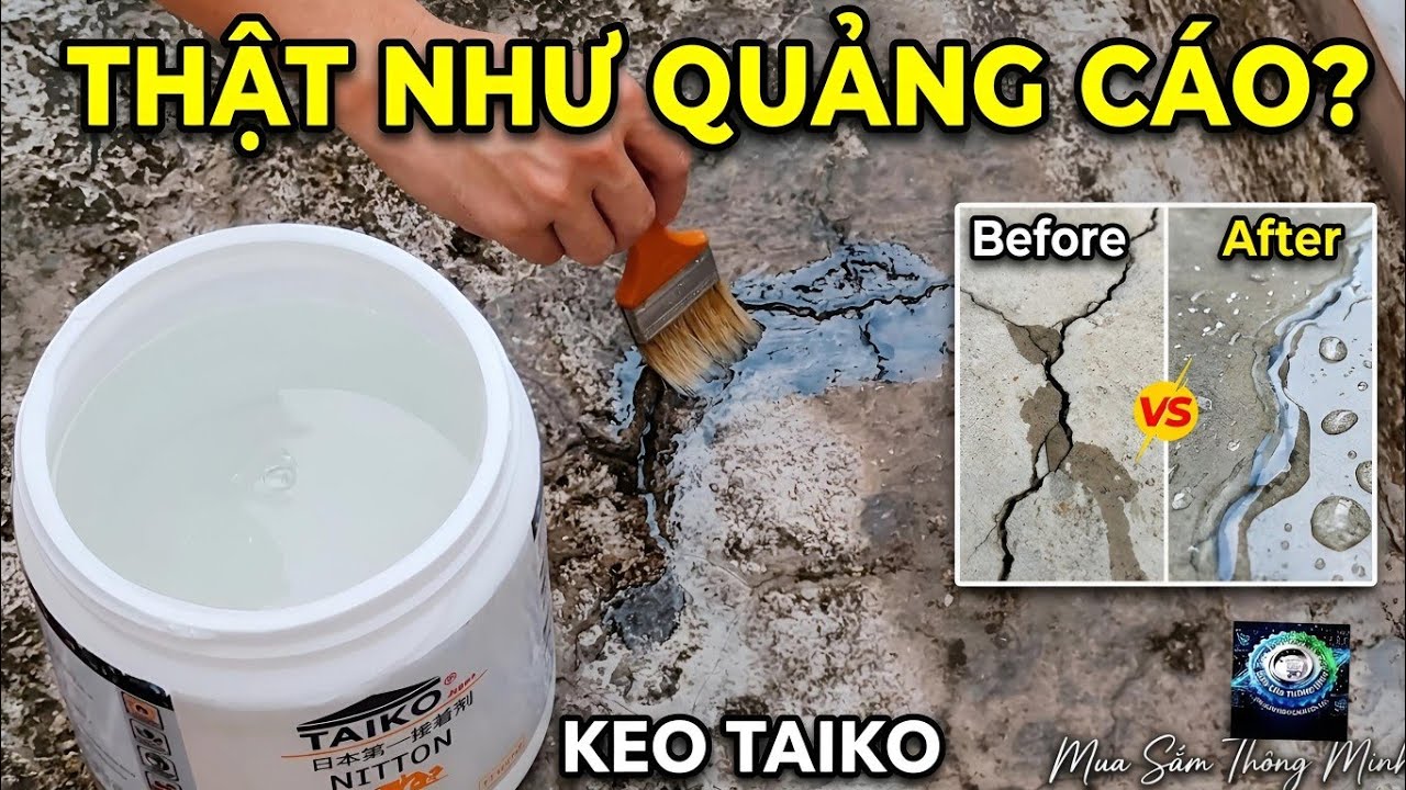 keo Chống Thấm Taiko trong suốt có như Quảng Cáo