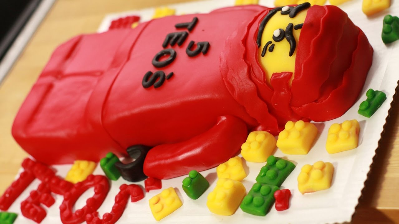 Tort Lego Ninjago, tort urodzinowy, tort Lego, Lego cake