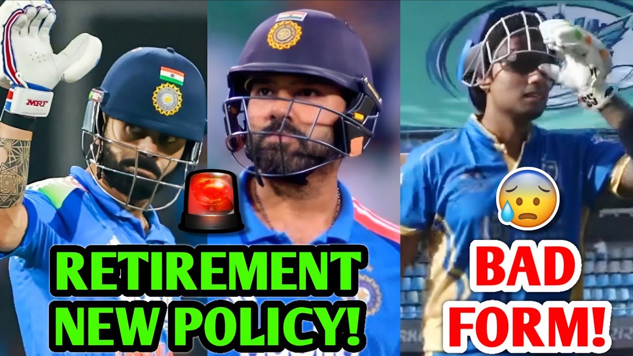 BCCI NEW Players RETIREMENT POLICY 🚨 Suryakumar BAD FORM 📉 India Cricket News Facts