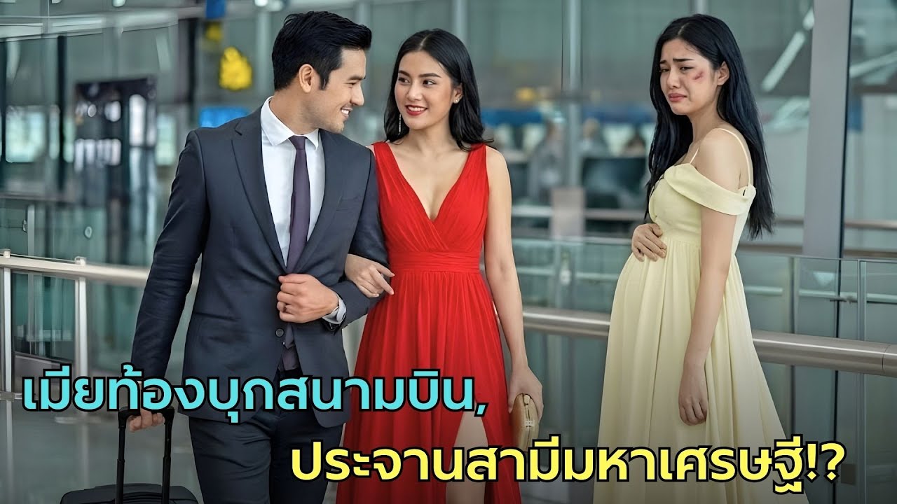 ภรรยาท้องเผชิญหน้าสามีมหาเศรษฐีที่สนามบิน หลังจับได้ว่านอกใจ — ผู้โดยสารทั้งสนามบินช็อก!