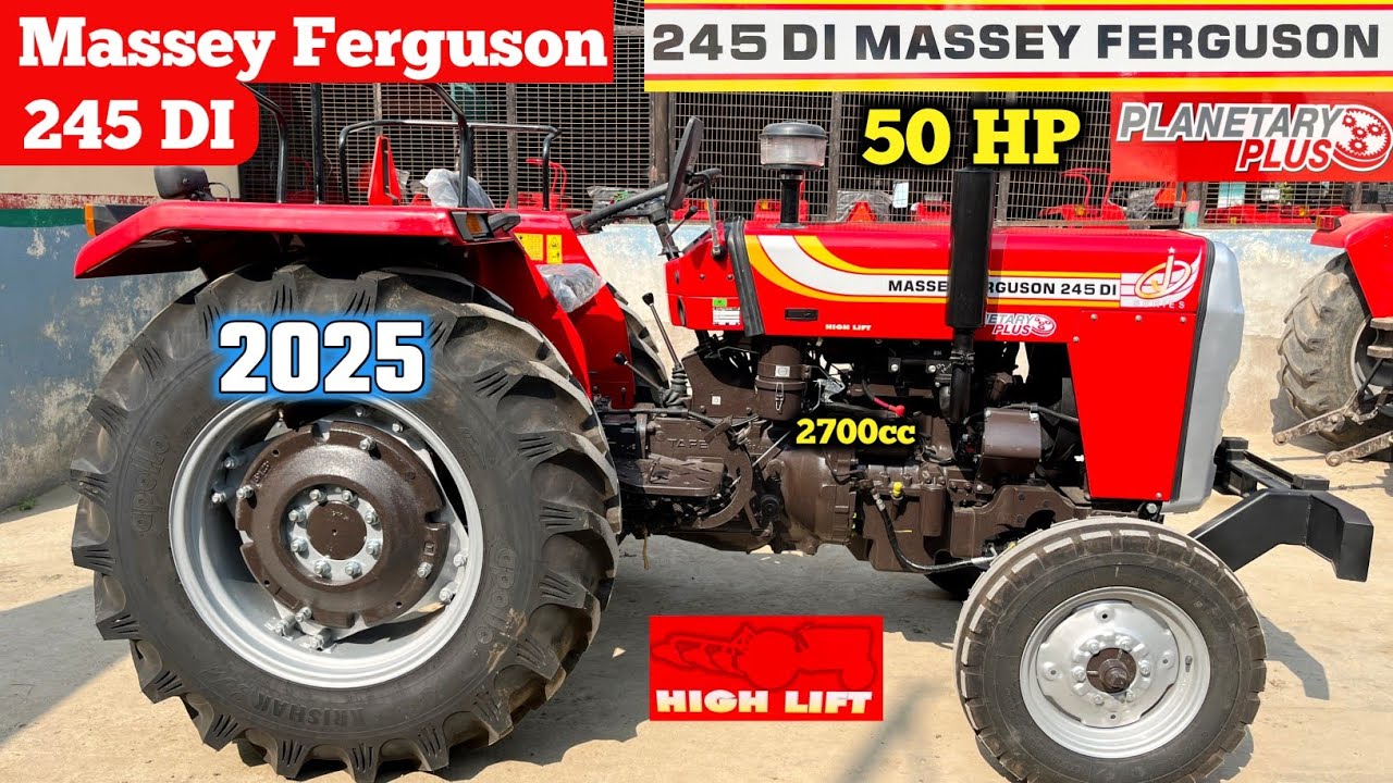 Massey Ferguson 245 DI Planetary Plus 50 HP New Model 2025 | New 2025 Massey 245 DI | Massey 50 HP
