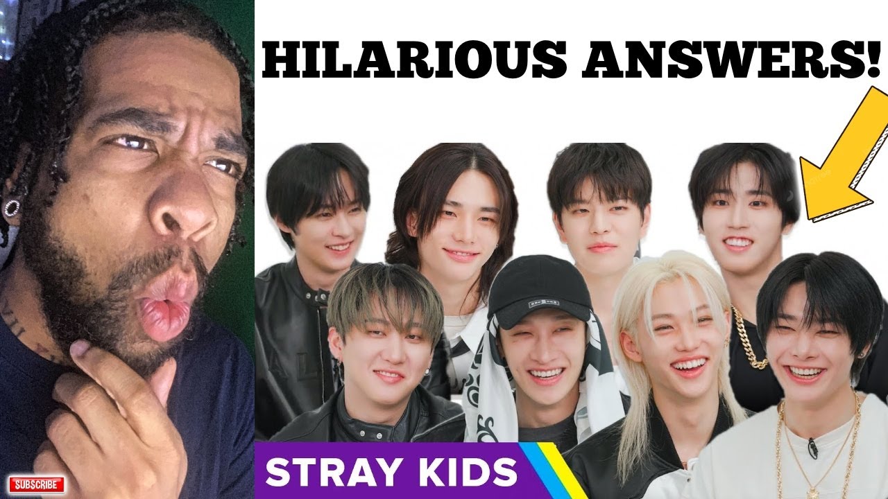 FUNNY REACTION to Stray Kids Answers 30 Questions As Quickly As Possible