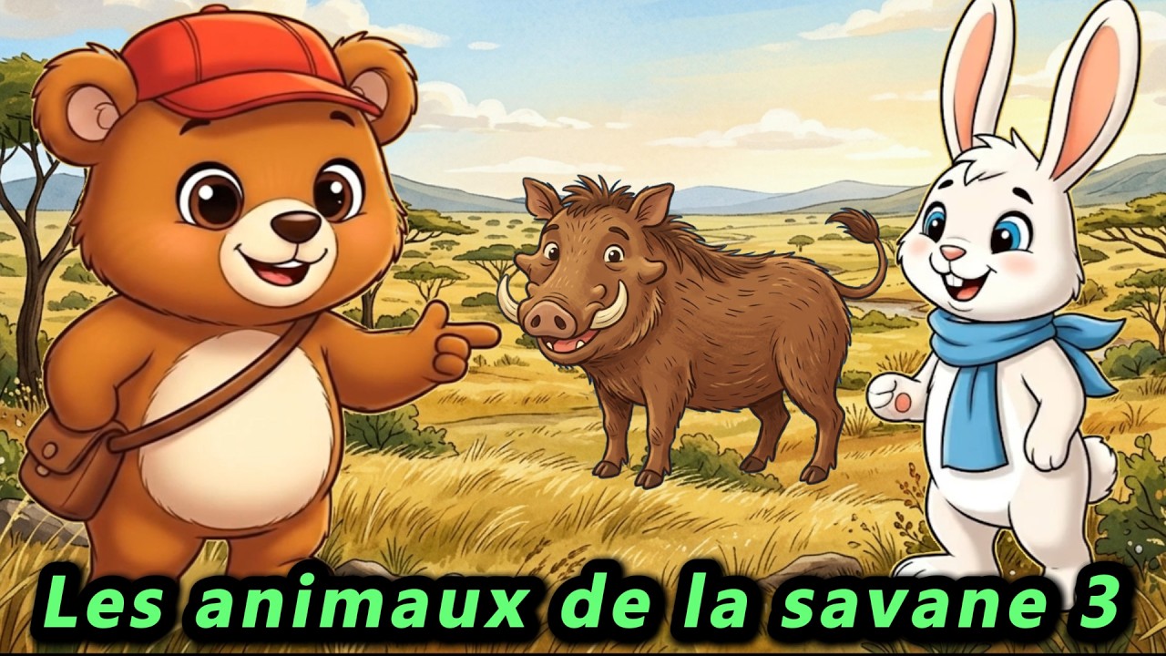 Matko et Tapsy &ndash; Les animaux de la savane 3 | Apprendre les animaux