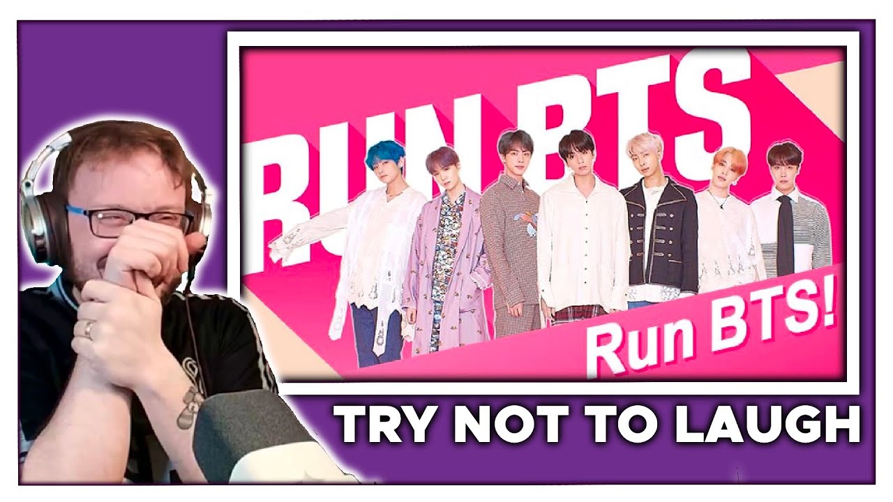Попробуй не засмеяться! Подборка Run BTS | РЕАКЦИЯ