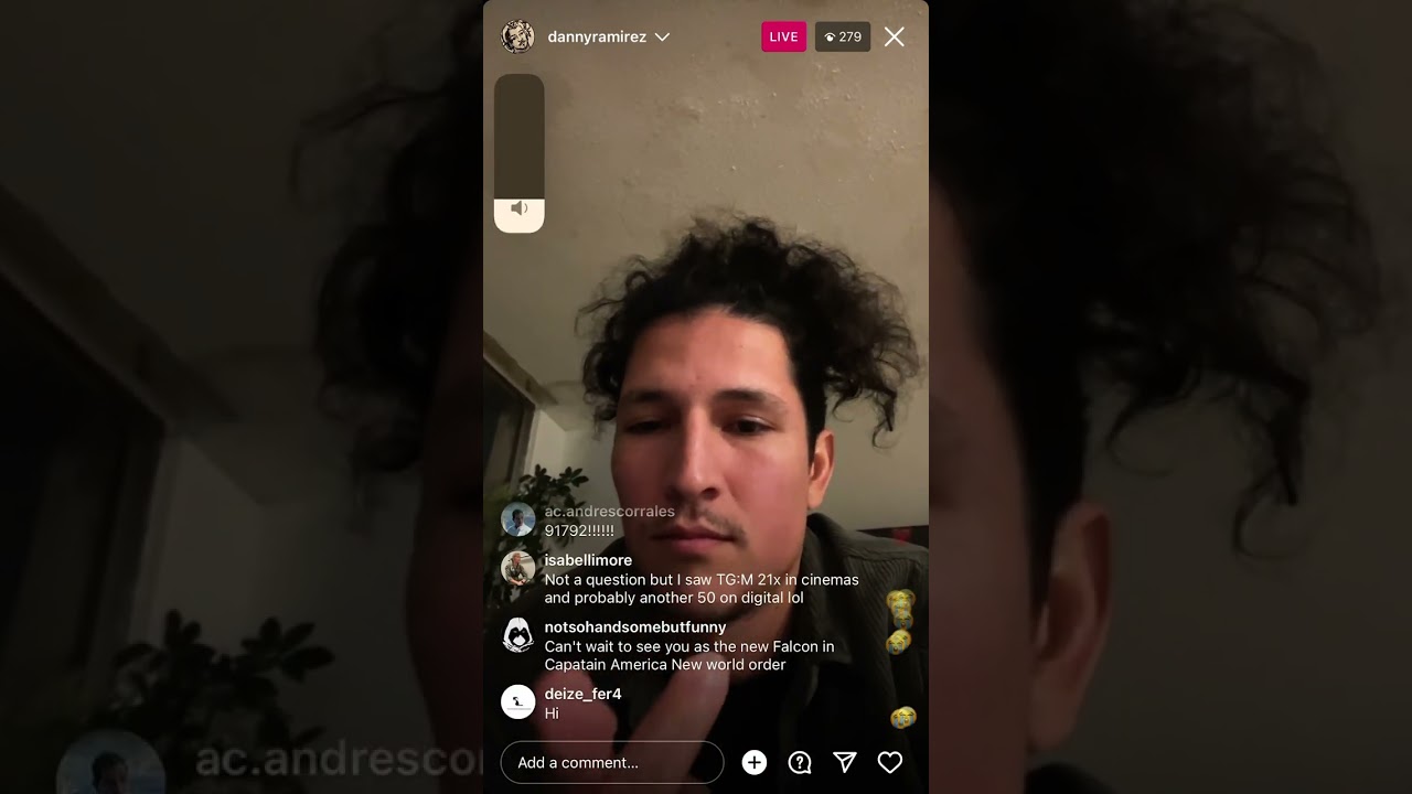 Danny Ramirez IG Live 12/27/22 Part 2