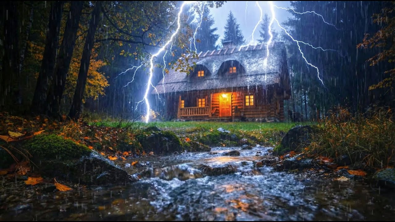 Powerful Rain & Thunder ASMR to Fall Asleep Faster