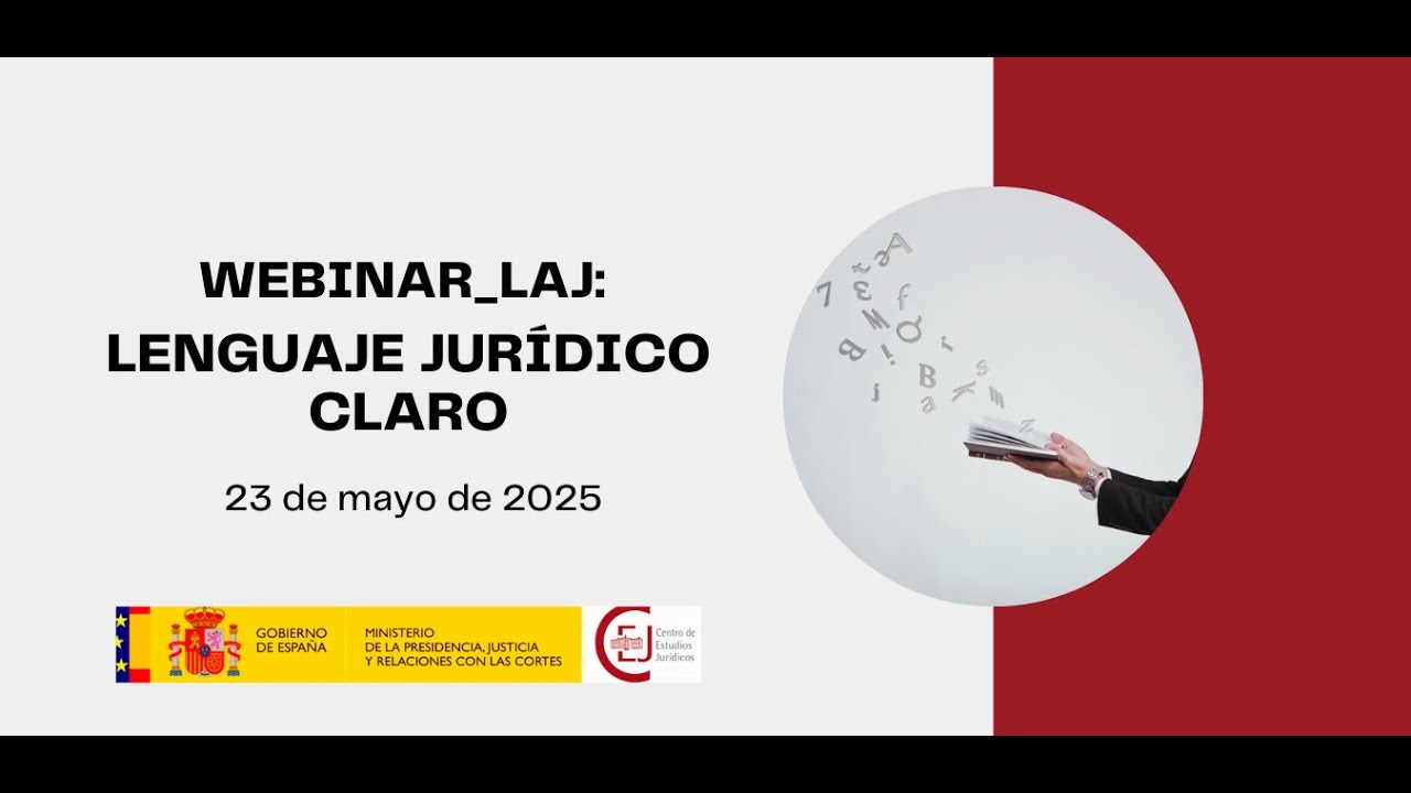 WEBINAR_LAJ: LENGUAJE JURÍDICO CLARO