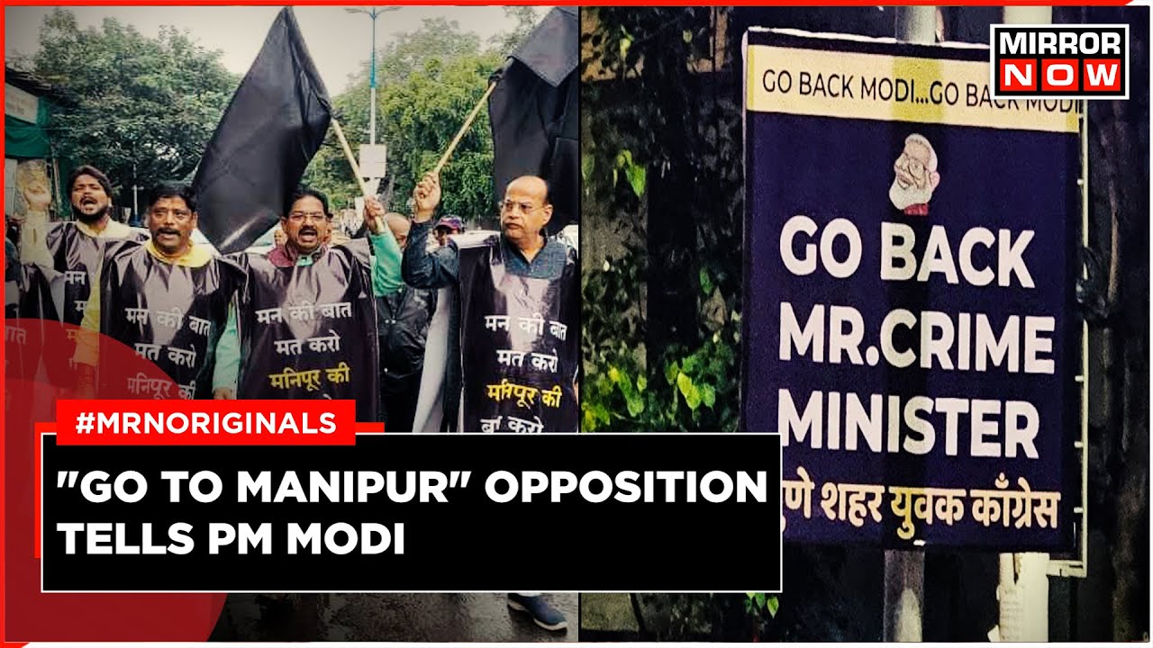 PM Modi In Pune | Opposition Stages Massive Protests | Put Up 