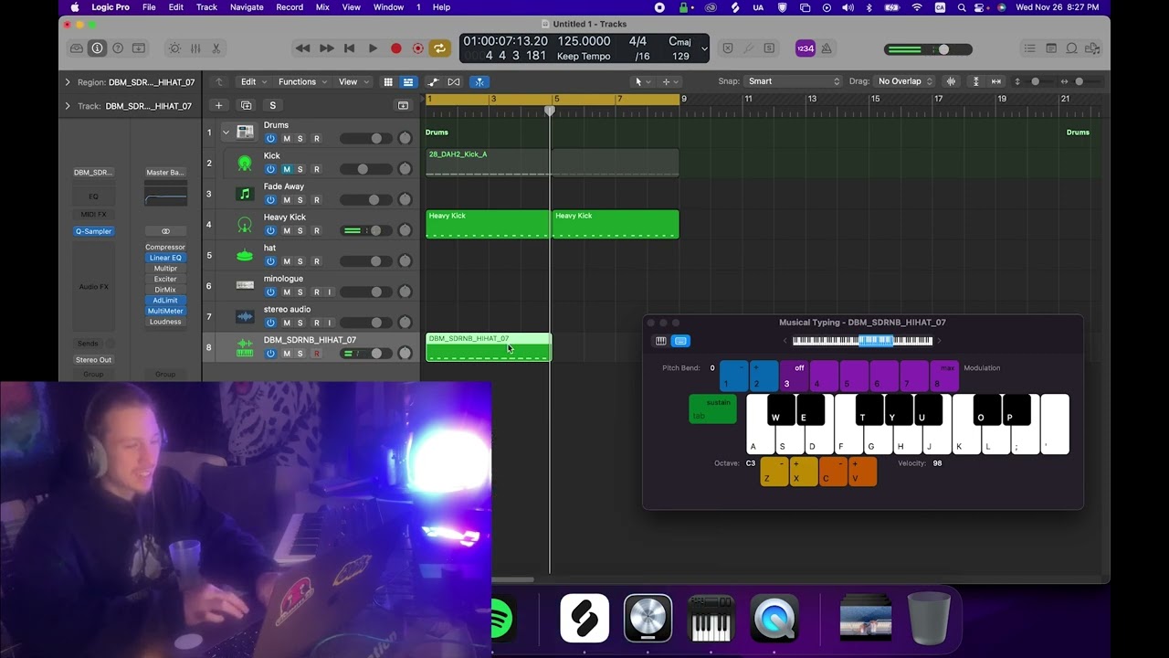 How To Make House Music With Splice [Logic Pro X] Beginner Tutorial