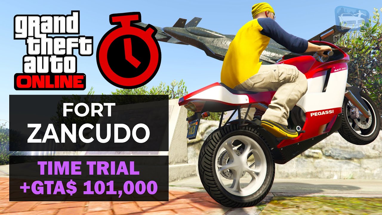GTA Online Time Trial - Fort Zancudo (Under Par Time)
