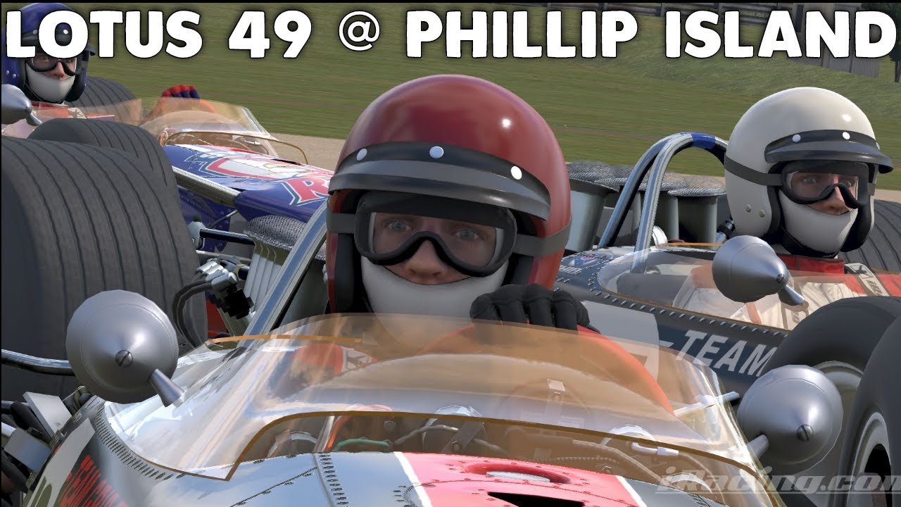 First Race of the Season iRacing Lotus 49 at Phillip Island