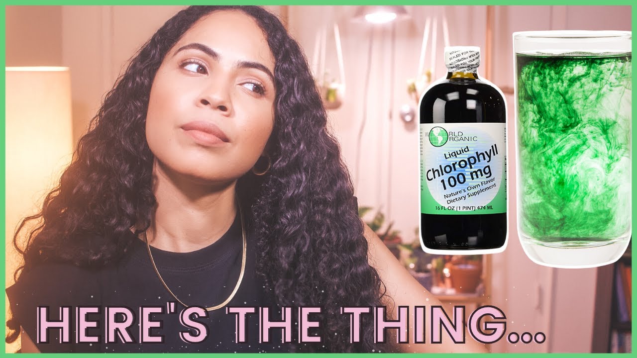 The *One* Problem With Chlorophyll Water for Acne (Nutritionist Reaction)