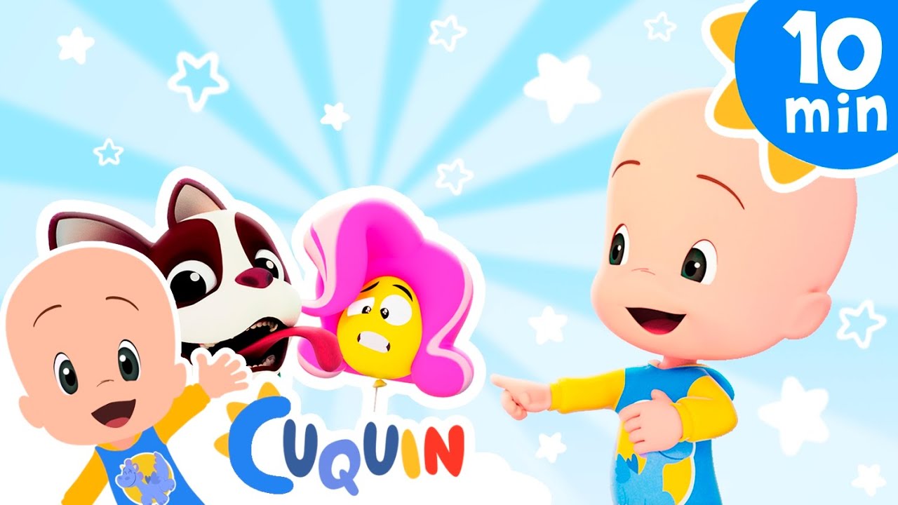 1,2.3 con los globitos bebé | Cleo y Cuquín: canciones y vídeos educativos
