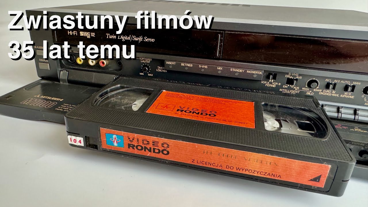 Jak wyglądały zwiastuny filmowe 35 lat temu? | VHS | Kino domowe | retro