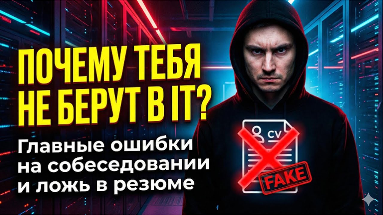 Почему тебя не берут на работу в IT: ошибки на собеседовании и ложь в резюме