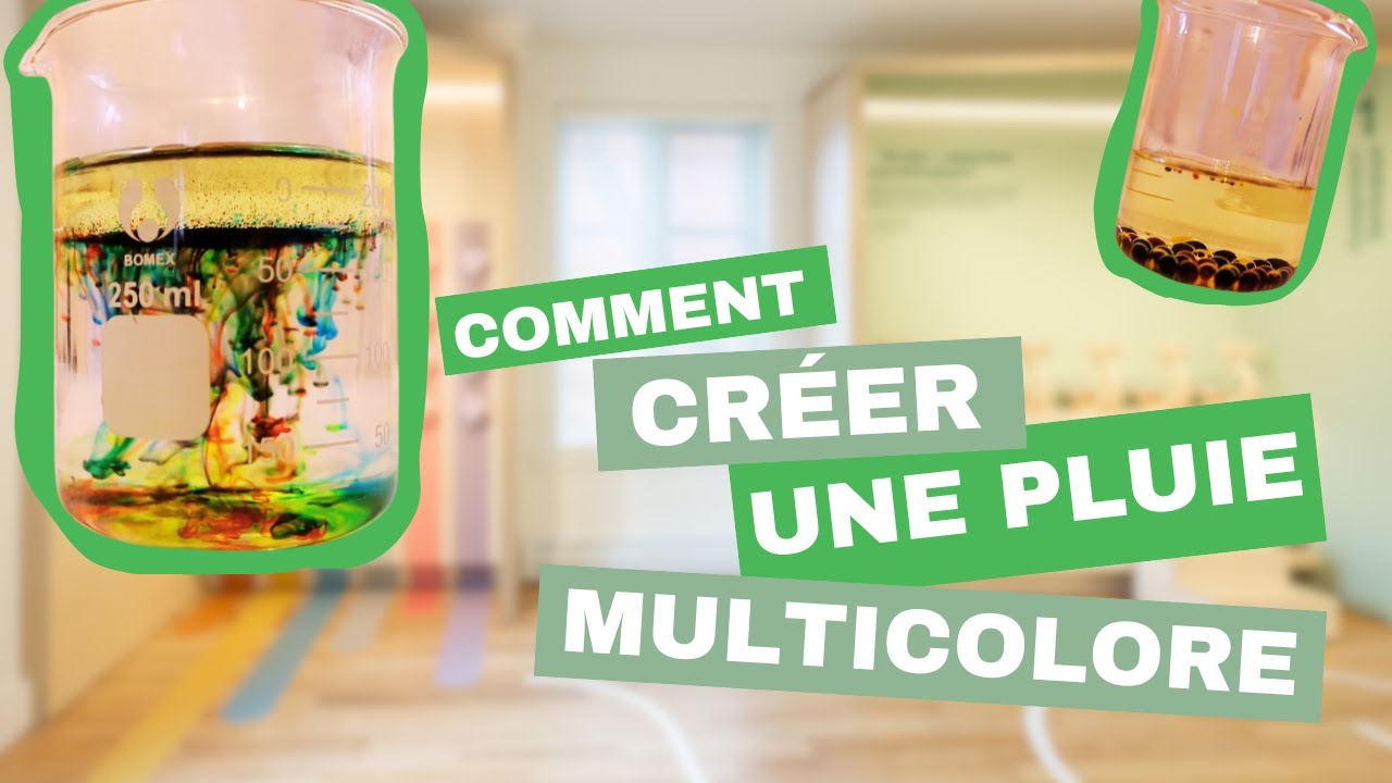 Une pluie multicolore... à la maison !