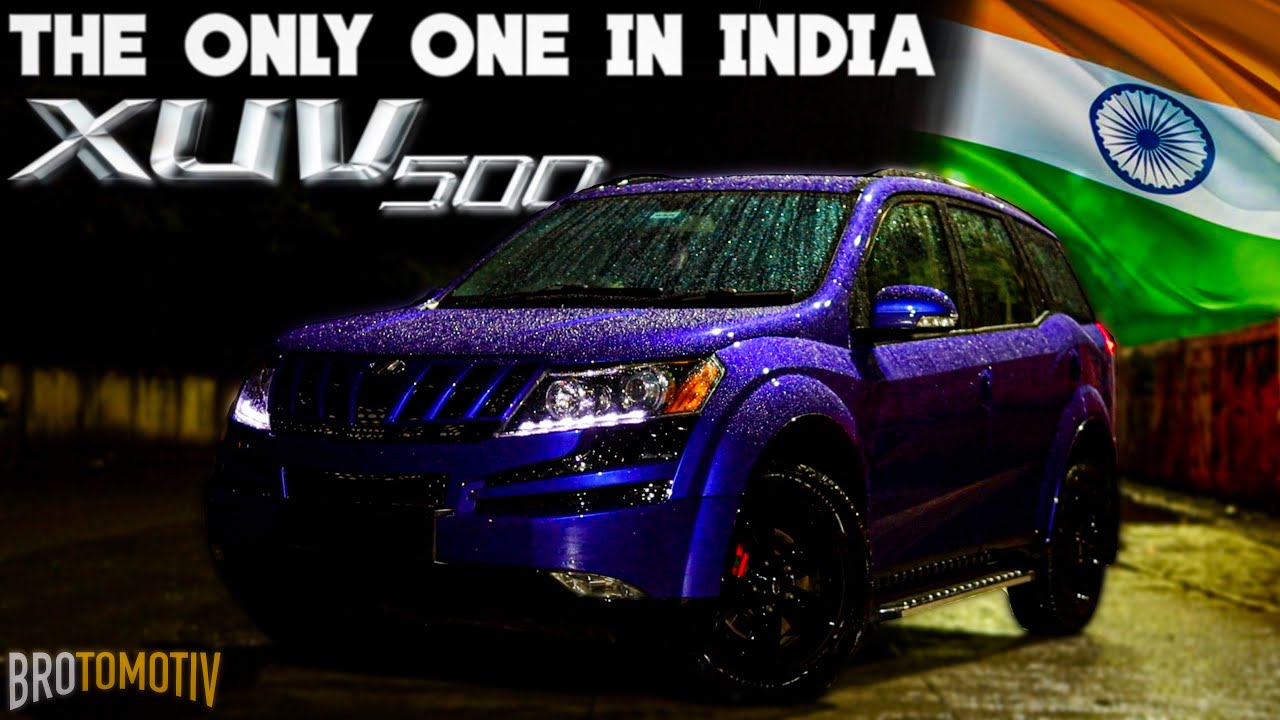 humne apni xuv500 ko xuv700 ke ELECTRIC BLUE ke shade mai paint kar dia