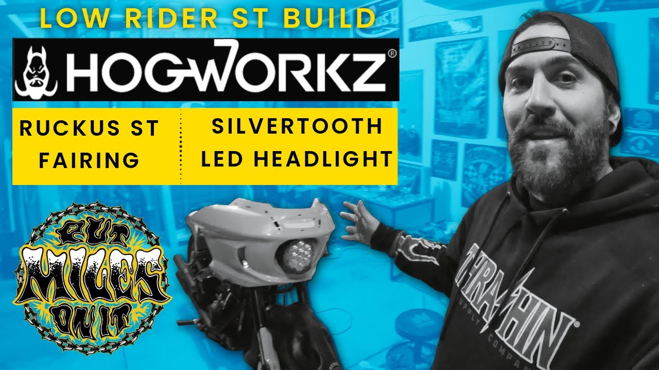 Сборка Low Rider ST 2023, часть 2 | Светодиодная фара HOGWORKZ Silvertooth и обтекатель RUCKUS ST