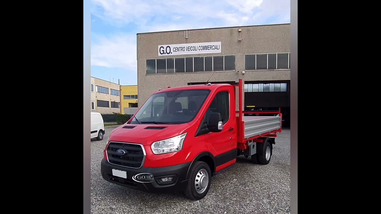 Ford Transit ribaltabile 35 quintali 130cv rosso!