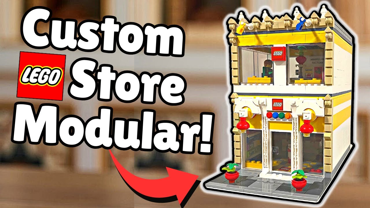 Модульное здание магазина Lego на заказ! - Moc
