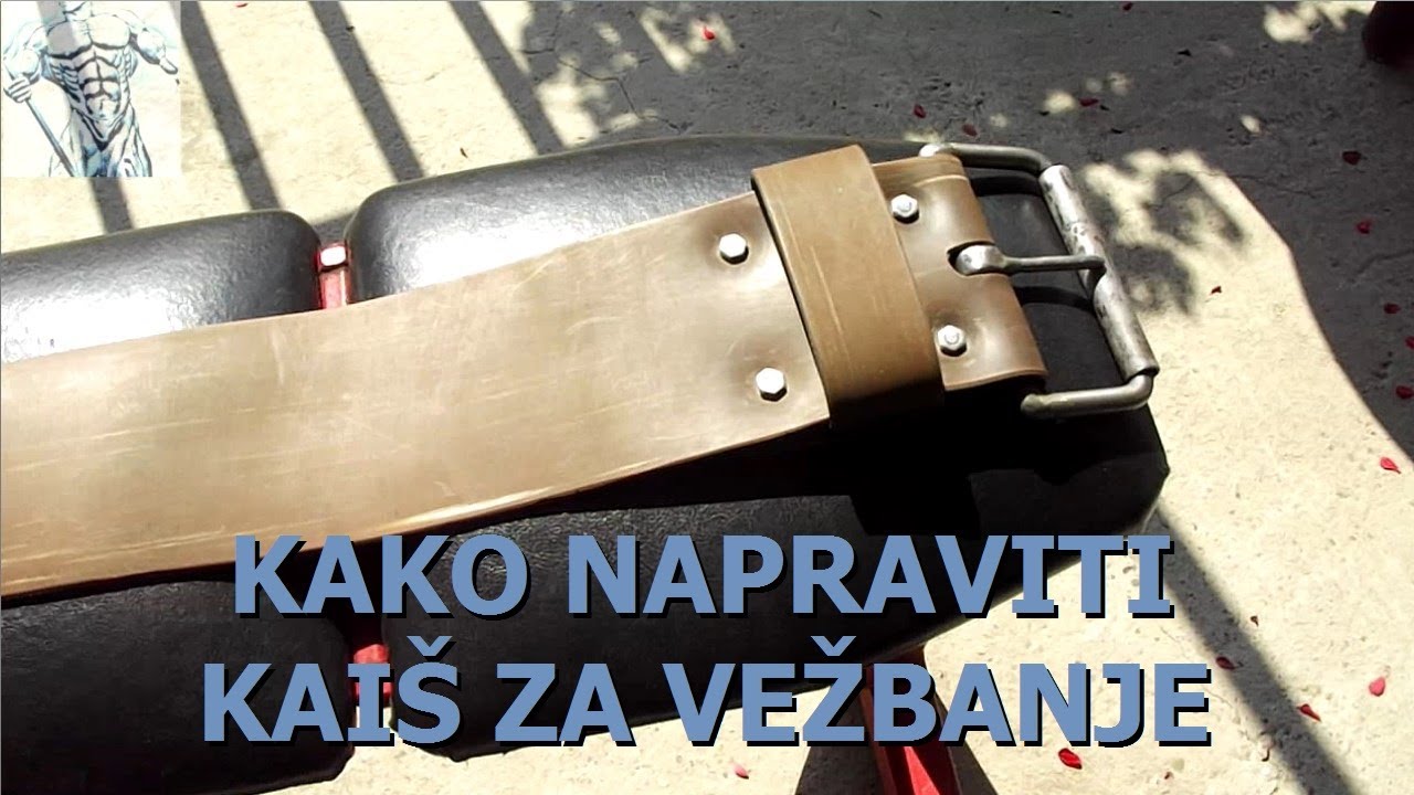 Kako napraviti kais za vezbanje ( diy weightlifting belt )