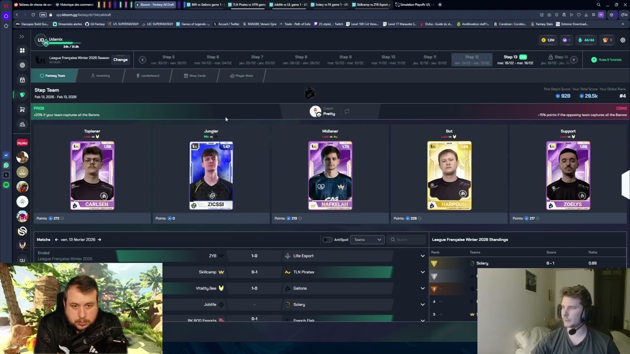 Debrief J13 LFL FANTASY, avec @nbandicoot . Les derniers qualifiés se précisent !