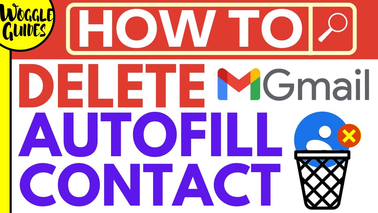 How do i delete an email address from Gmail memory?